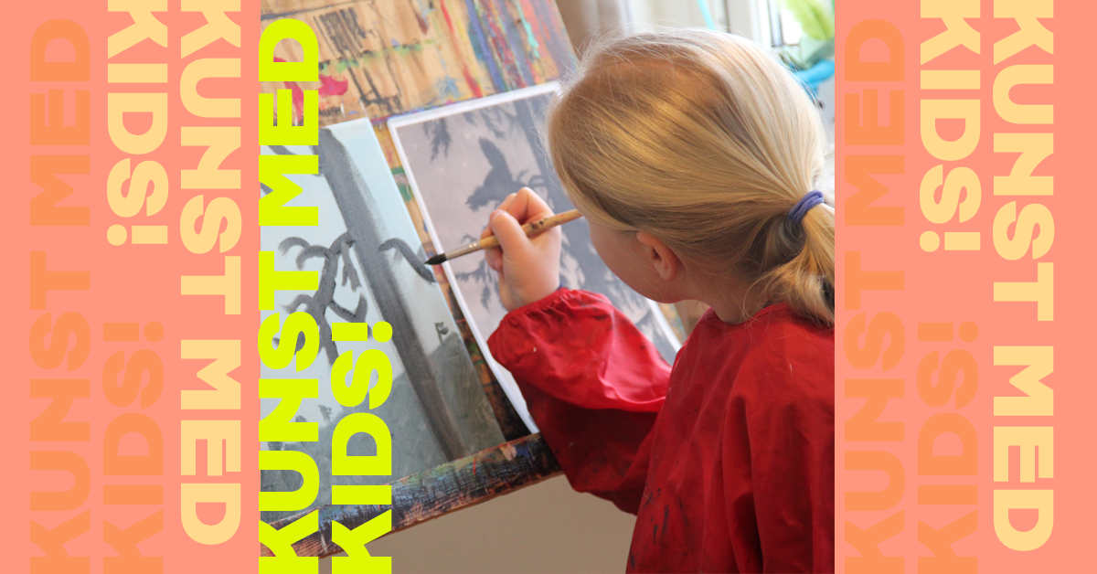 Kunst med kids 22. februar!